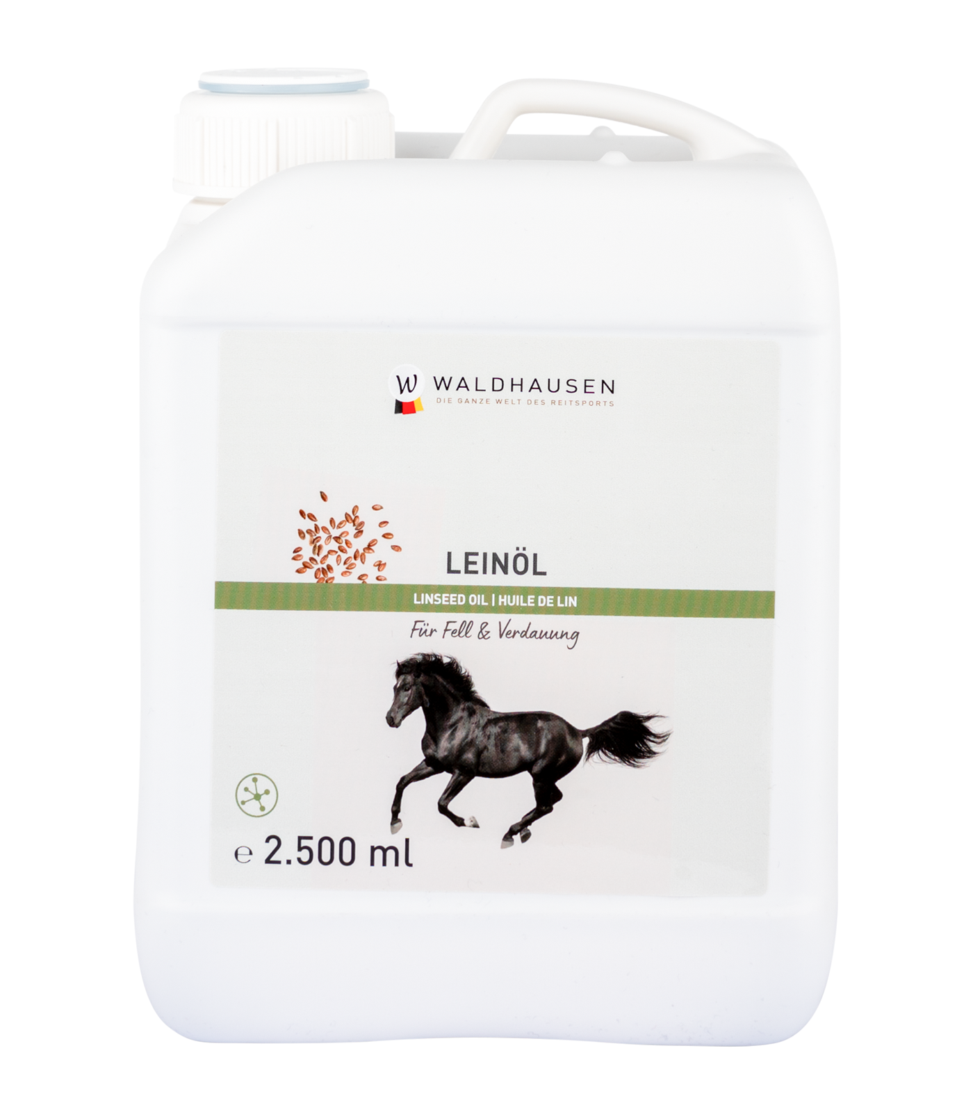 Linų sėmenų aliejus žirgams 2,5 l