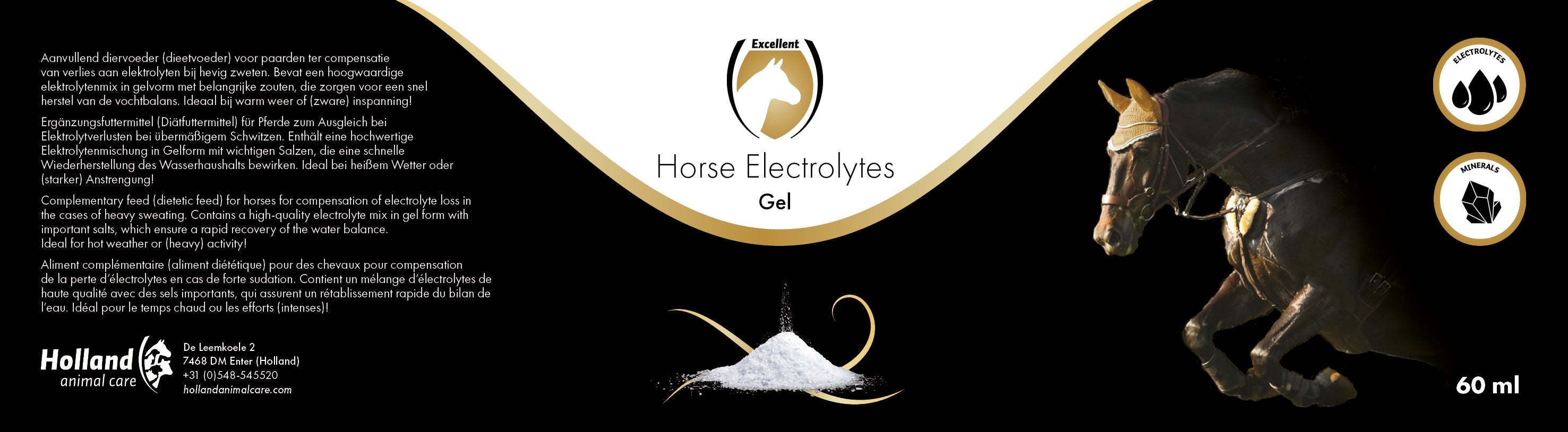 Exellent Horse Elektrolitai Gelis Express
