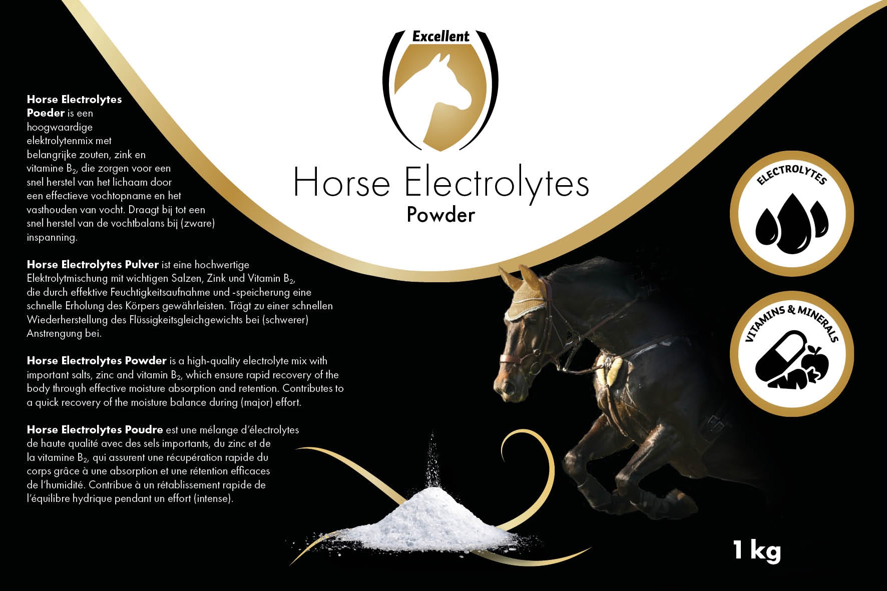 Excellent Horse Elektrolitai (milteliai)