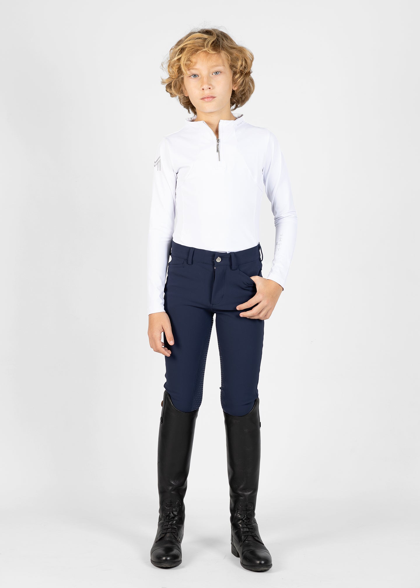 MAXIMILIAN PRO Children's pink riding tights