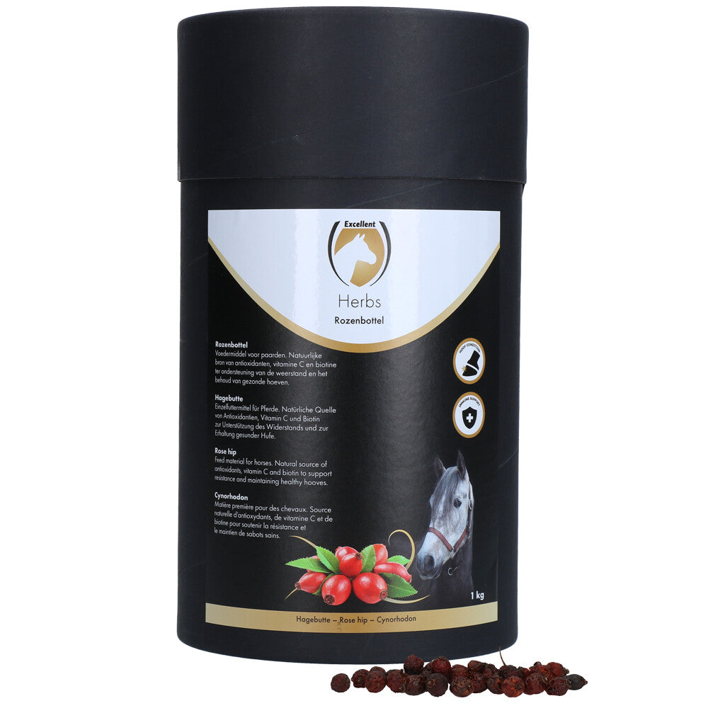 Excellent Herbs Rose Hip Erškėtuogės vitamino C šaltinis