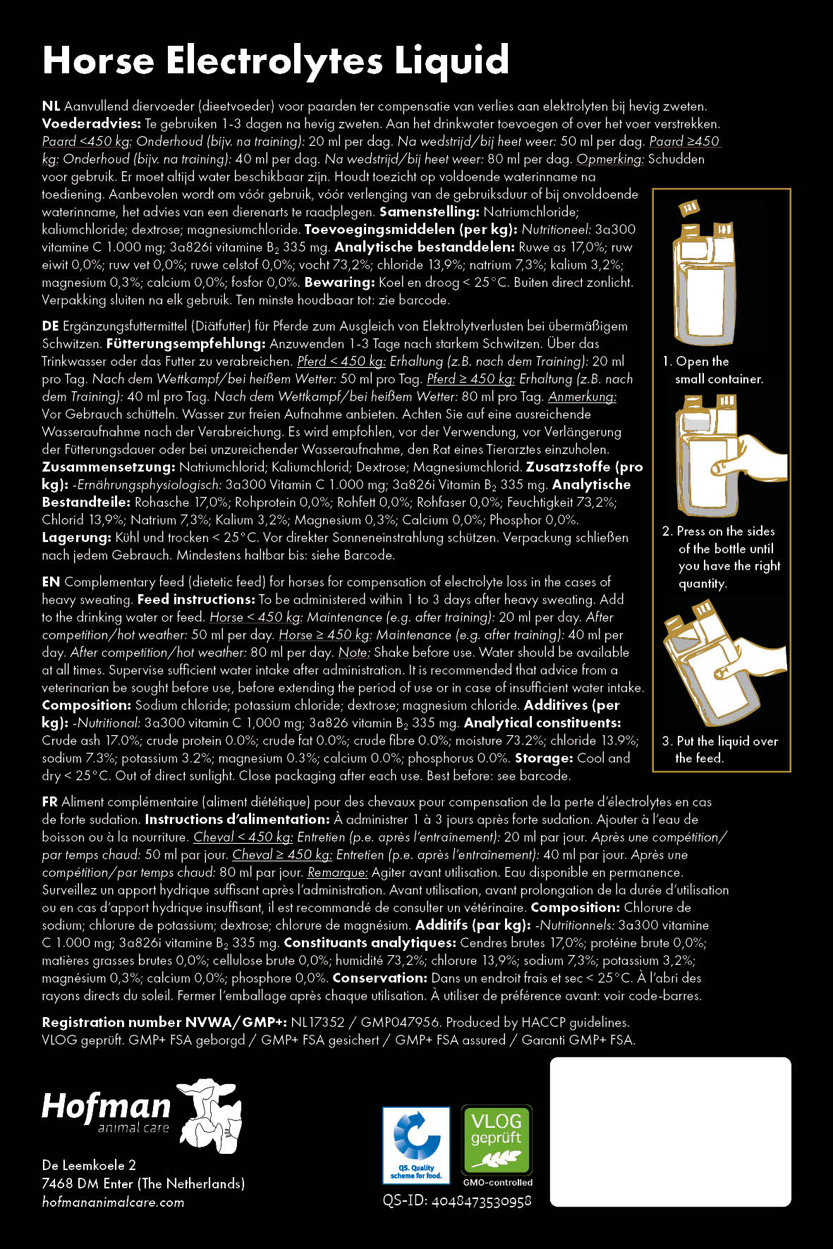 Excellent Horse Elektrolitai 1l