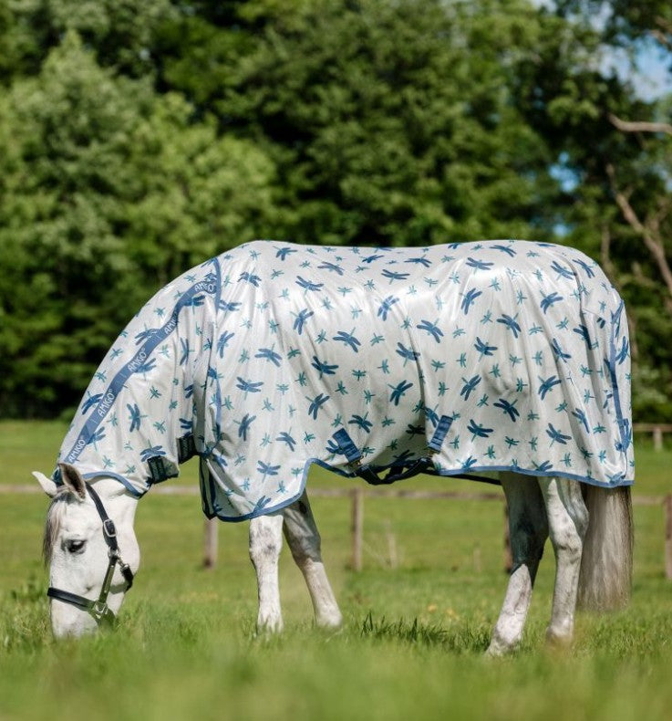 Horseware AmigoCgūnia žirgams nuo mašalų su integruotu kaklu