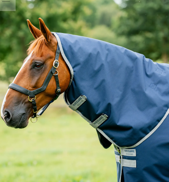 Horseware Amigo Ripstop 900D 0g – neperšlampama lietaus gūnia žirgui su nuimamu kaklu komplekte