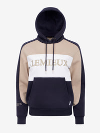 LeMieux Kadie Colour Block Hoodie Navy – moteriškas laisvalaikio džemperis su gobtuvu