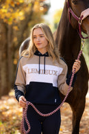 LeMieux Kadie Colour Block Hoodie Navy – moteriškas laisvalaikio džemperis su gobtuvu