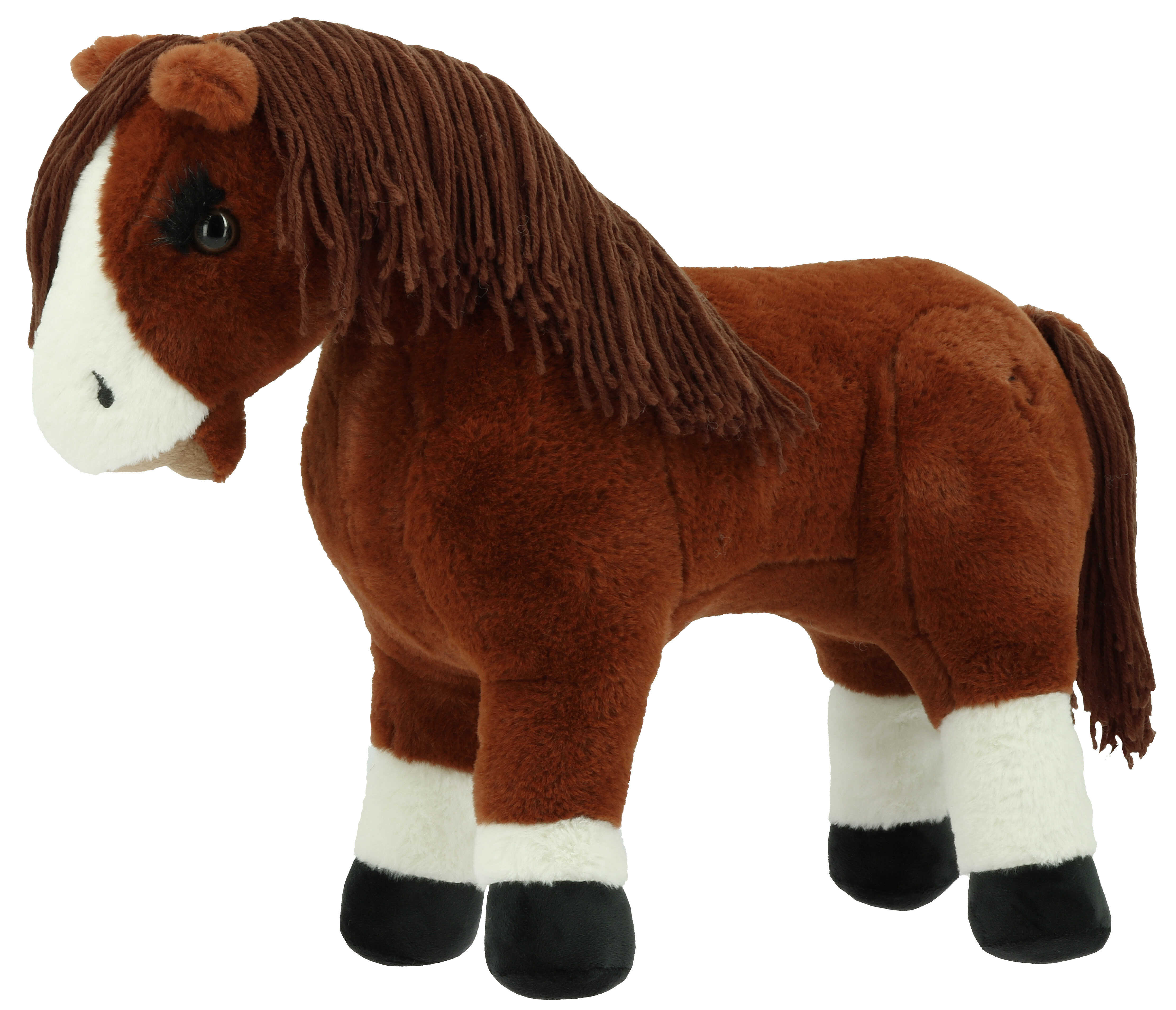 PONY ACADEMY Mini PoNY – pliušinis ponis su transporto priekaba