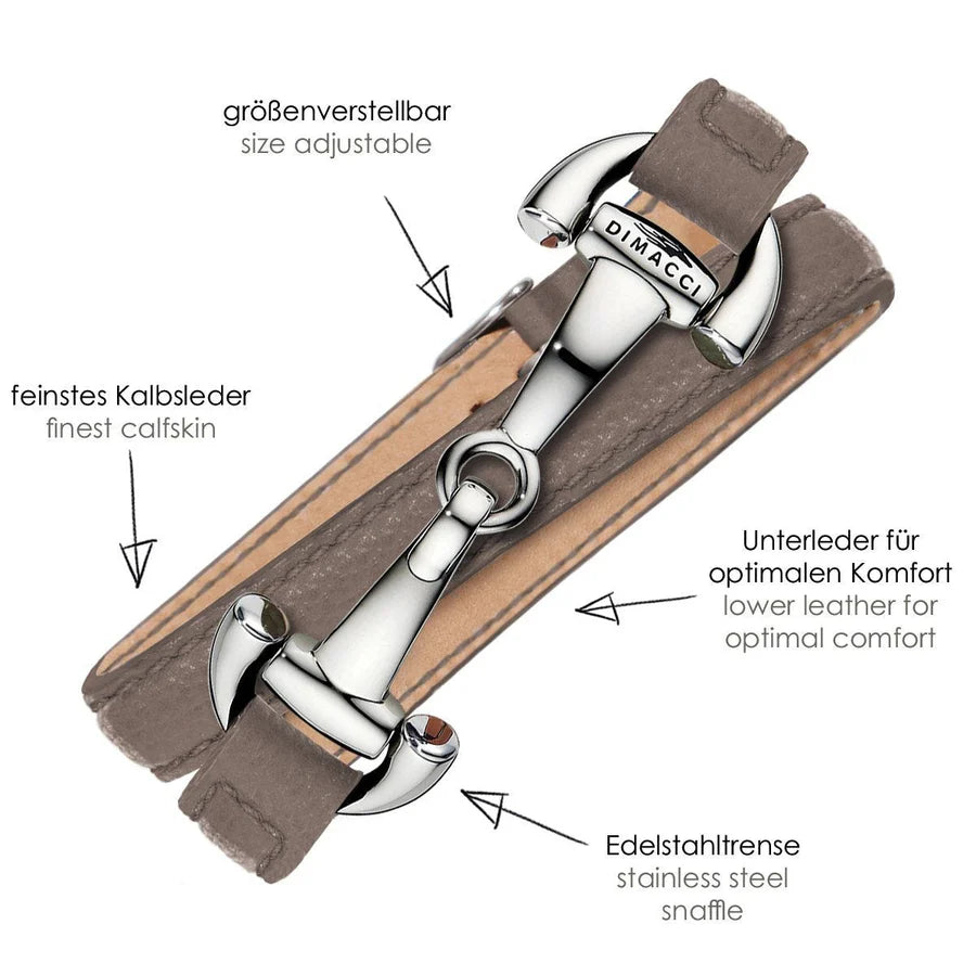 DIMACCI ASCOT apyrankė Taupe Silver