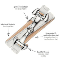 DIMACCI ASCOT apyrankė White Silver