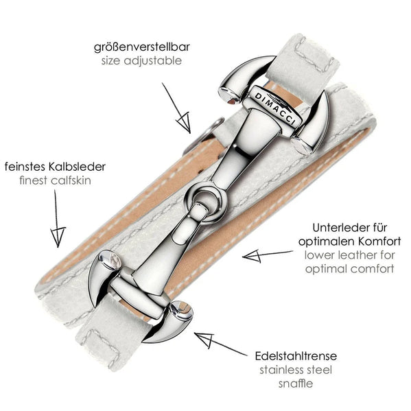 DIMACCI ASCOT apyrankė White Silver