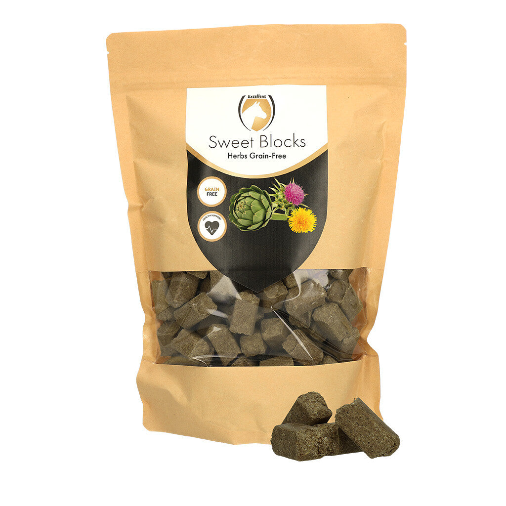 BEGRŪDŽIAI ŽOLELIŲ skanukai žirgams (1 kg)