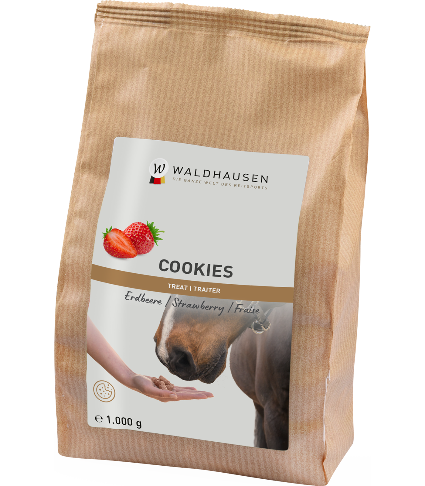 Braškių skanukai žirgams 1kg
