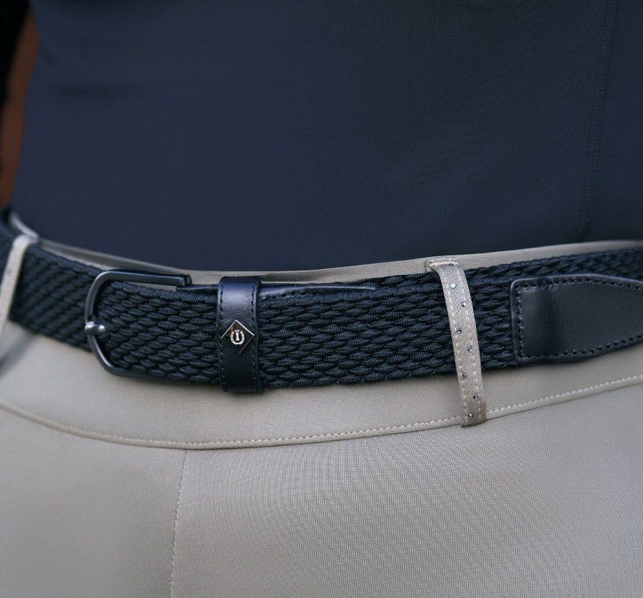 Imperial Riding elastingas pintas diržas, juodas