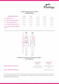 Pénélope Airlight by Freejump – profesionali apsauginė oro pagalvės liemenė raiteliams