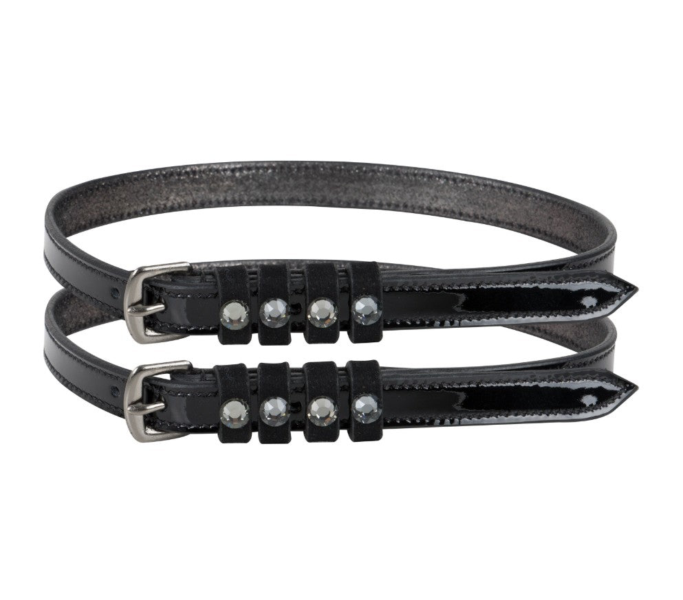 Imperial Riding pentinų dirželiai su kristalais, juodi