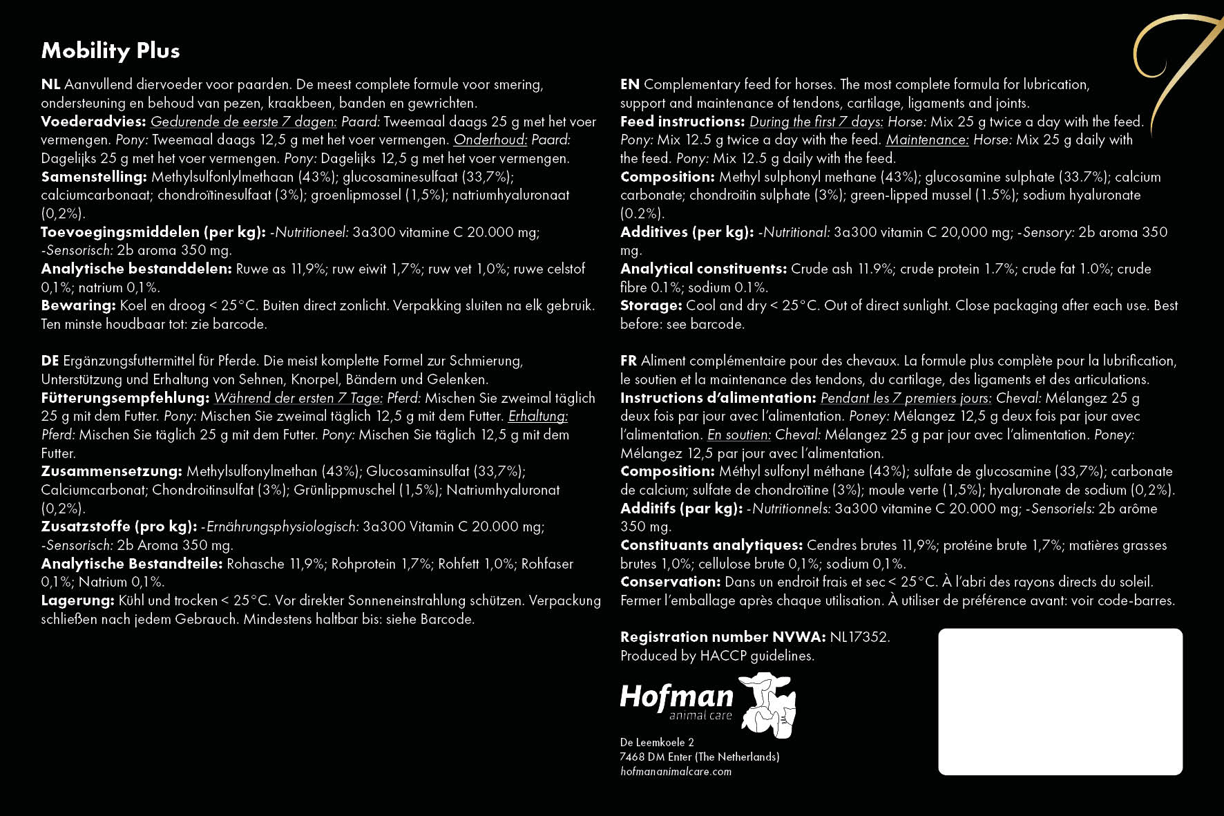 Excellent Horse Mobility Plus Premium papildai žirgų sausgyslėms ir sąnariams