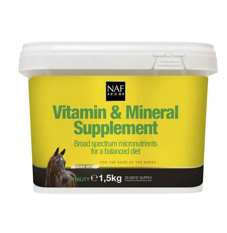 NAF Vitamin and Mineral Supplement for Horses and Ponies (1.5 kg)